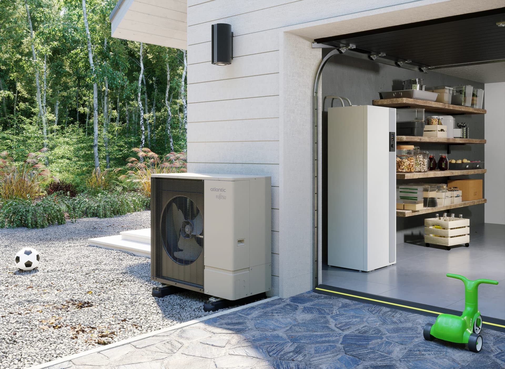 Installation pompe à chaleur Atlantic SunSolution — Garantie 10 ans